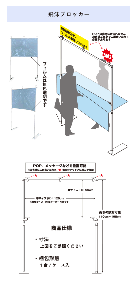 飛沫ブロッカー